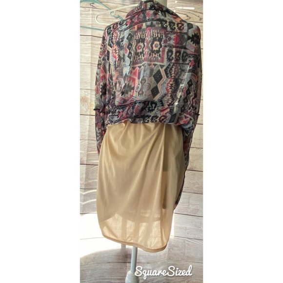 Rare LuLaRoe Lola midi skirt in tribal pattern XXS - Picture 6 of 8